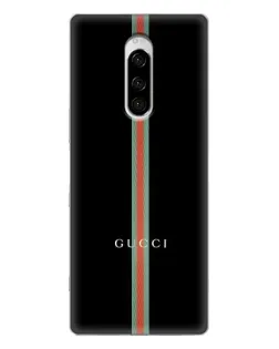 Чохол для Sony Xperia 1 з картинкою «Gucci — строга лінія»