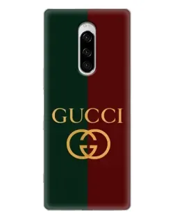Чохол для Sony Xperia 1 з картинкою «Gucci — темно-зелений градієнт»