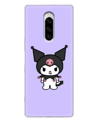 Чехол для Sony Xperia 1 с картинкой «Kuromi — нежный фиолетовый»