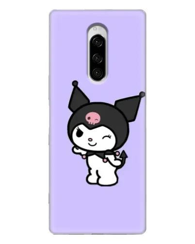 Чехол для Sony Xperia 1 с картинкой «Классическая Kuromi»