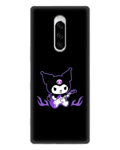 Чехол для Sony Xperia 1 с картинкой «Электрическая Kuromi»
