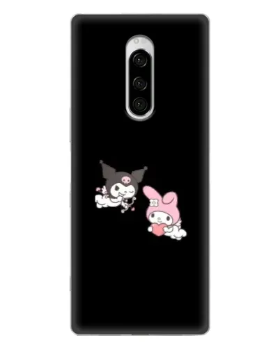 Чехол для Sony Xperia 1 с картинкой «My Melody и Kuromi»