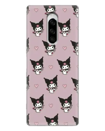 Чехол для Sony Xperia 1 с картинкой «Kuromi — ночной сон»