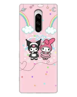 Чохол для Sony Xperia 1 з картинкою «My Melody та Kuromi»