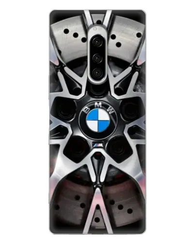 Чехол для Sony Xperia 1 с картинкой «BMW — деталь диска»