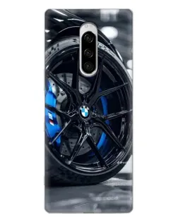 Чехол для Sony Xperia 1 с картинкой «Колесо BMW вблизи» Чехол для Sony Xperia 1 с картинкой «Колесо BMW вблизи»