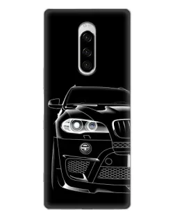 Чехол для Sony Xperia 1 с картинкой «Темный силуэт BMW» Чехол для Sony Xperia 1 с картинкой «Темный силуэт BMW»