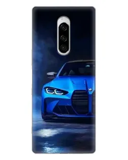 Чехол для Sony Xperia 1 с картинкой «Голубая BMW M4» Чехол для Sony Xperia 1 с картинкой «Голубая BMW M4»