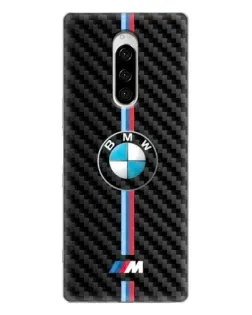 Чехол для Sony Xperia 1 с картинкой «Эмблема BMW и карбон» Чехол для Sony Xperia 1 с картинкой «Эмблема BMW и карбон»