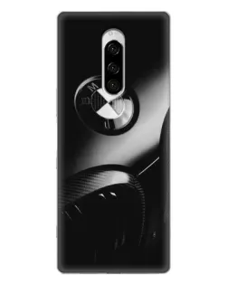 Чехол для Sony Xperia 1 с картинкой «Эмблема BMW — макро» Чехол для Sony Xperia 1 с картинкой «Эмблема BMW — макро»