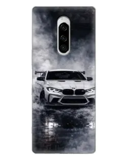 Чехол для Sony Xperia 1 с картинкой «BMW сквозь туман» Чехол для Sony Xperia 1 с картинкой «BMW сквозь туман»