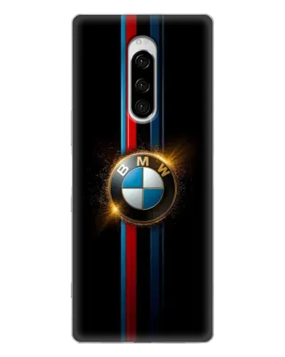 Чехол для Sony Xperia 1 с картинкой «BMW M-Power неон»