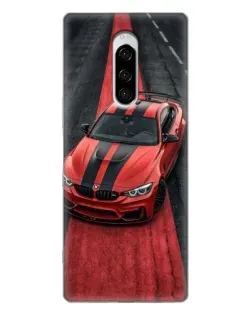 Чехол для Sony Xperia 1 с картинкой «BMW на красной дорожке» Чехол для Sony Xperia 1 с картинкой «BMW на красной дорожке»