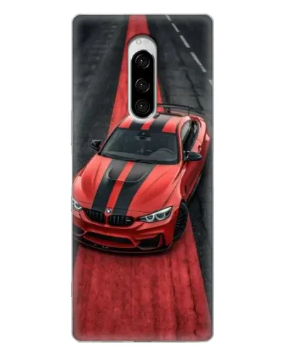 Чехол для Sony Xperia 1 с картинкой «BMW на красной дорожке»
