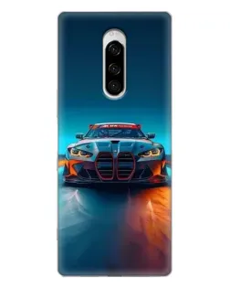 Чехол для Sony Xperia 1 с картинкой «BMW — огни неона» Чехол для Sony Xperia 1 с картинкой «BMW — огни неона»
