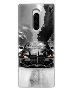 Чехол для Sony Xperia 1 с картинкой «BMW — акварельный дрифт» Чехол для Sony Xperia 1 с картинкой «BMW — акварельный дрифт»