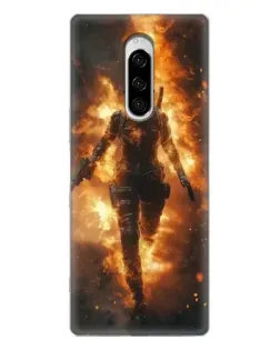 Чохол для Sony Xperia 1 з картинкою «BMW — швидкість у дощі» Чохол для Sony Xperia 1 з картинкою «BMW — швидкість у дощі»