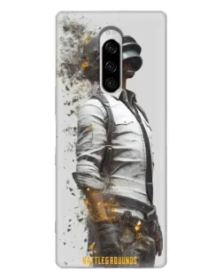 Чохол для Sony Xperia 1 з картинкою «PUBG — боєць у пилу»