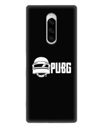 Чехол для Sony Xperia 1 с картинкой «PUBG — классический лого»