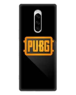 Чохол для Sony Xperia 1 з картинкою «PUBG — рамка лого»