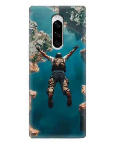 Чехол для Sony Xperia 1 с картинкой «PUBG — свободное падение»