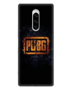 Чохол для Sony Xperia 1 з картинкою «PUBG — золотий логотип»