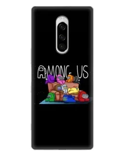 Чохол для Sony Xperia 1 з картинкою «Логотип Among Us» Чохол для Sony Xperia 1 з картинкою «Логотип Among Us»