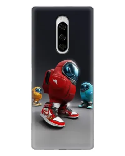 Чехол для Sony Xperia 1 с картинкой «Among Us — 3D стиль»