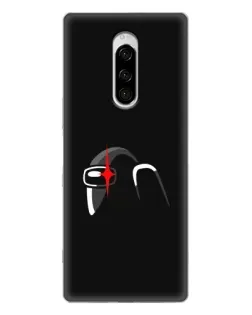 Чохол для Sony Xperia 1 з картинкою «Among Us шолом» Чохол для Sony Xperia 1 з картинкою «Among Us шолом»