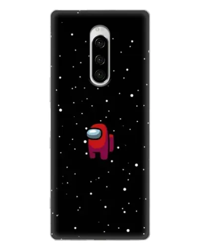Чехол для Sony Xperia 1 с картинкой «Красный Among Us»