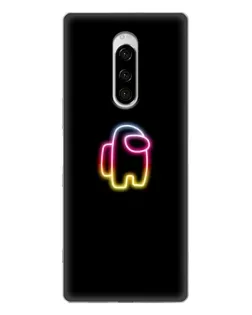 Чехол для Sony Xperia 1 с картинкой «Among Us градиент» Чехол для Sony Xperia 1 с картинкой «Among Us градиент»