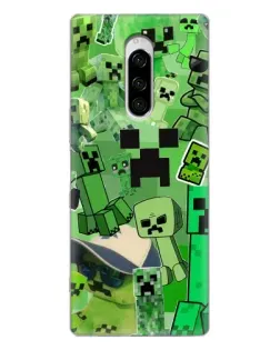 Чохол для Sony Xperia 1 з картинкою «Кріпери Minecraft» Чохол для Sony Xperia 1 з картинкою «Кріпери Minecraft»