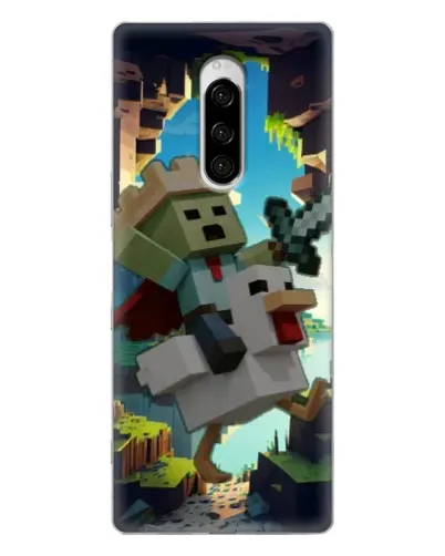 Чехол для Sony Xperia 1 с картинкой «Стив и гусь» Чехол для Sony Xperia 1 с картинкой «Стив и гусь»