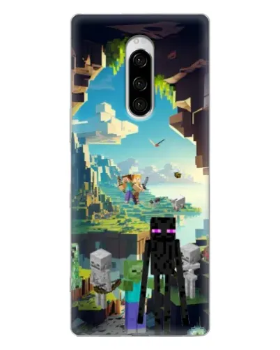 Чехол для Sony Xperia 1 с картинкой «Эндермен в лесу» Чехол для Sony Xperia 1 с картинкой «Эндермен в лесу»