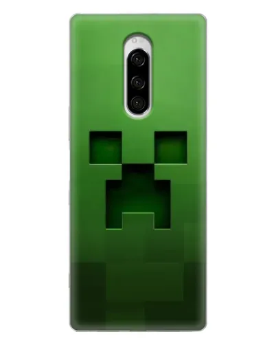 Чехол для Sony Xperia 1 с картинкой «Крипер микро-дизайн» Чехол для Sony Xperia 1 с картинкой «Крипер микро-дизайн»