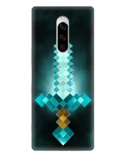 Чохол для Sony Xperia 1 з картинкою «Алмазний меч неон» Чохол для Sony Xperia 1 з картинкою «Алмазний меч неон»