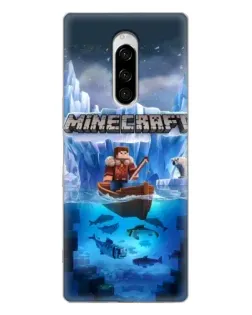 Чохол для Sony Xperia 1 з картинкою «Minecraft льодянийсвіт» Чохол для Sony Xperia 1 з картинкою «Minecraft льодянийсвіт»