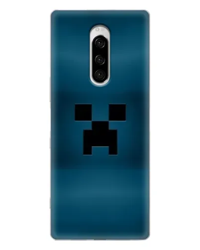 Чехол для Sony Xperia 1 с картинкой «Крипер текстура» Чехол для Sony Xperia 1 с картинкой «Крипер текстура»