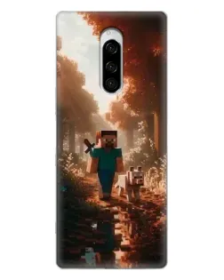 Чохол для Sony Xperia 1 з картинкою «Стів у лісі» Чохол для Sony Xperia 1 з картинкою «Стів у лісі»