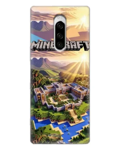 Чехол для Sony Xperia 1 с картинкой «Minecraft панорама» Чехол для Sony Xperia 1 с картинкой «Minecraft панорама»