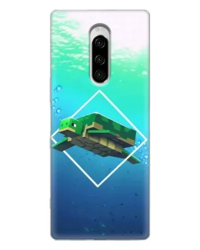 Чехол для Sony Xperia 1 с картинкой «Черепаха Minecraft» Чехол для Sony Xperia 1 с картинкой «Черепаха Minecraft»