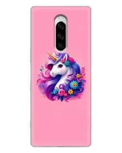 Чехол для Sony Xperia 1 с картинкой «Сказочный единорог»
