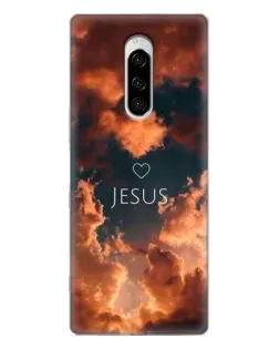 Чохол для Sony Xperia 1 з картинкою «Сяйво Імені Jesus»