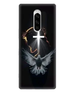 Чехол для Sony Xperia 1 с картинкой «Голубь и Свет»