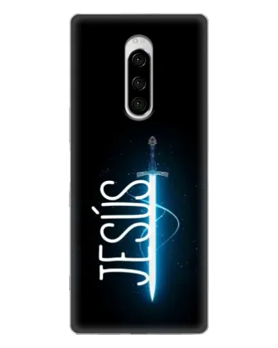 Чехол для Sony Xperia 1 с картинкой «Меч Духа Jesus»
