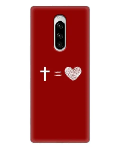 Чохол для Sony Xperia 1 з картинкою «Рівняння любові» Чохол для Sony Xperia 1 з картинкою «Рівняння любові»
