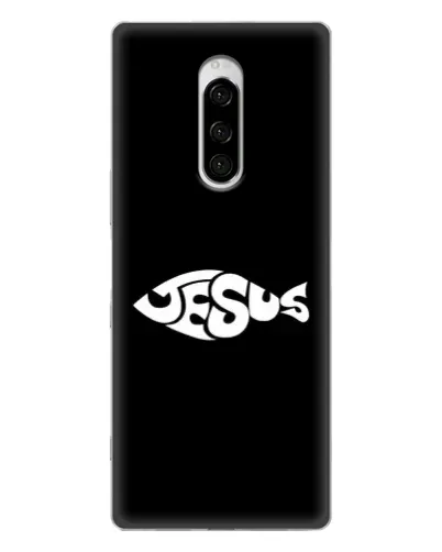 Чохол для Sony Xperia 1 з картинкою «Риба Jesus» Чохол для Sony Xperia 1 з картинкою «Риба Jesus»
