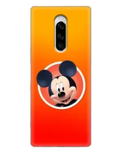 Чехол для Sony Xperia 1 с картинкой «Mickey в круге»