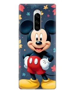 Чехол для Sony Xperia 1 с картинкой «Осенний Mickey Mouse»