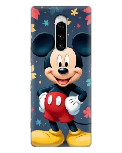 Чехол для Sony Xperia 1 с картинкой «Осенний Mickey Mouse»
